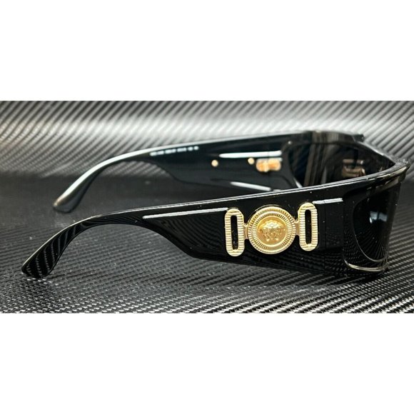 Versace Mens Black 57mm Sunglasses - Picture 3 of 5